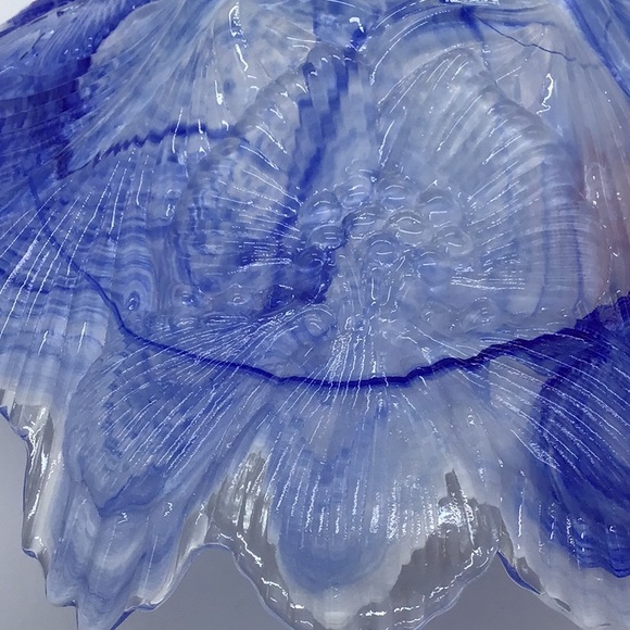 Vintage Swirl Glass Candy Nut Bowl - Picture 3 of 6